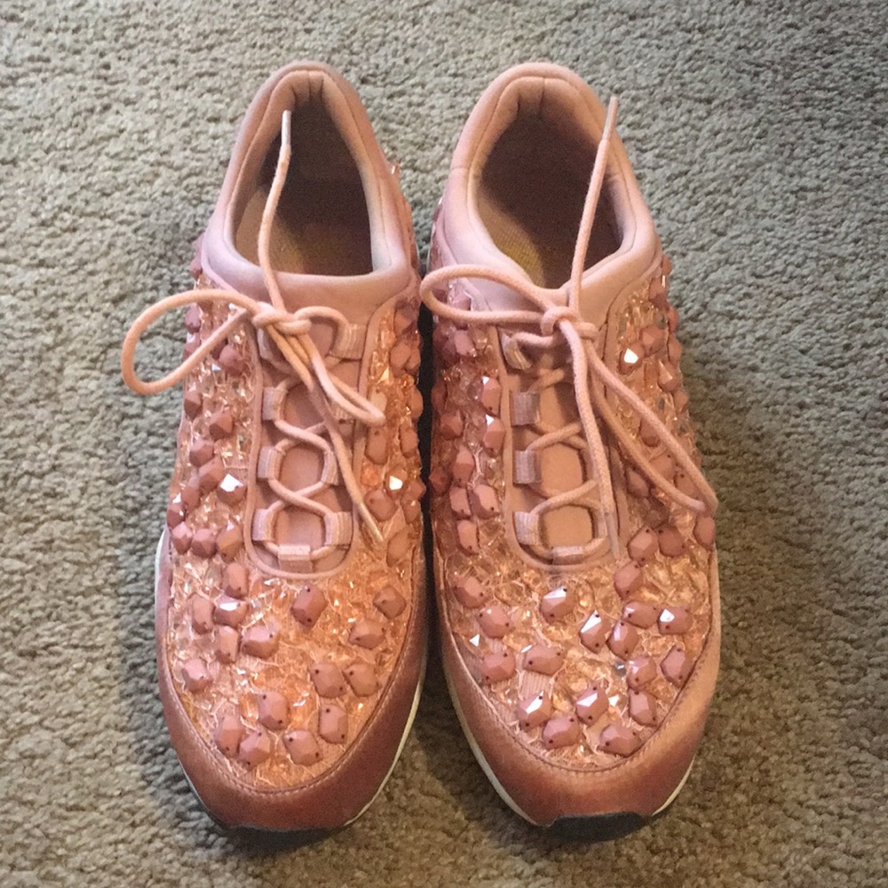 Used Ash muse crystal embellished sneakers size 9